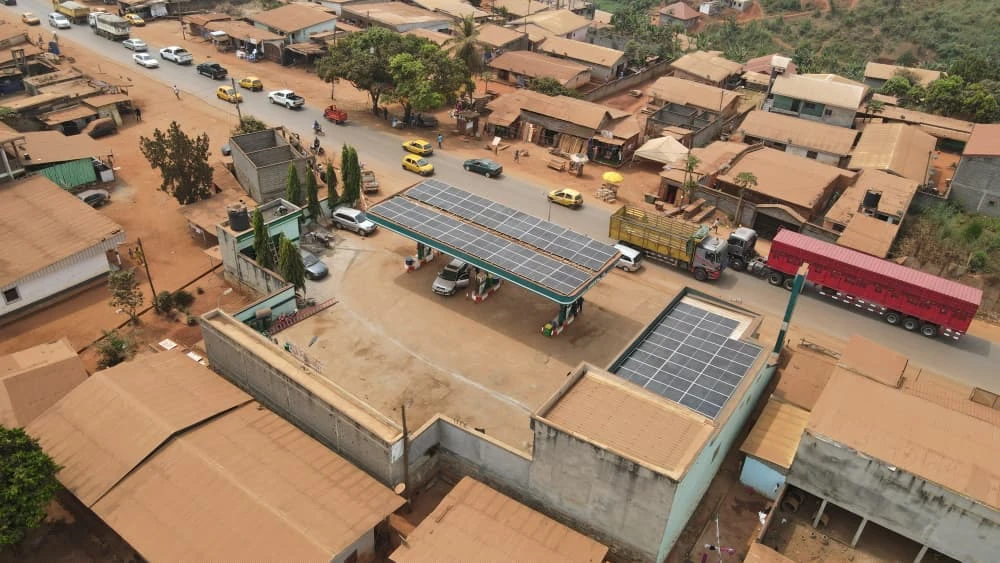 Installation Solaire — Green Oil Station-Service